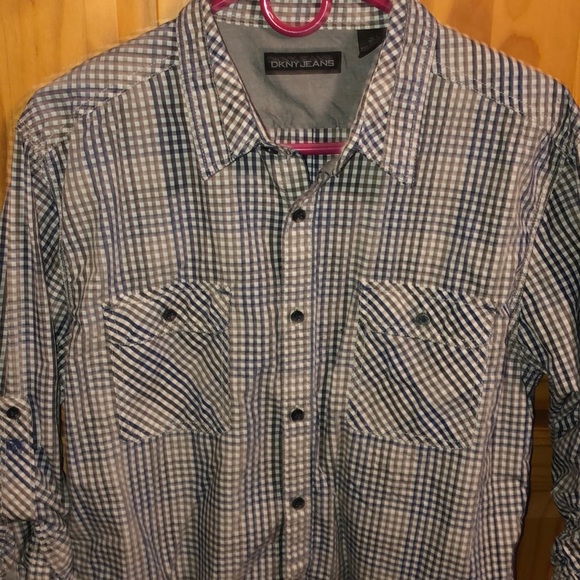 DKNY Men’s Button Up - Picture 3 of 5